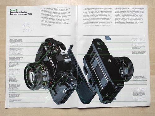 Canon Reflex Prospekt Katalog 1979 1980 - Bild 2 von 4
