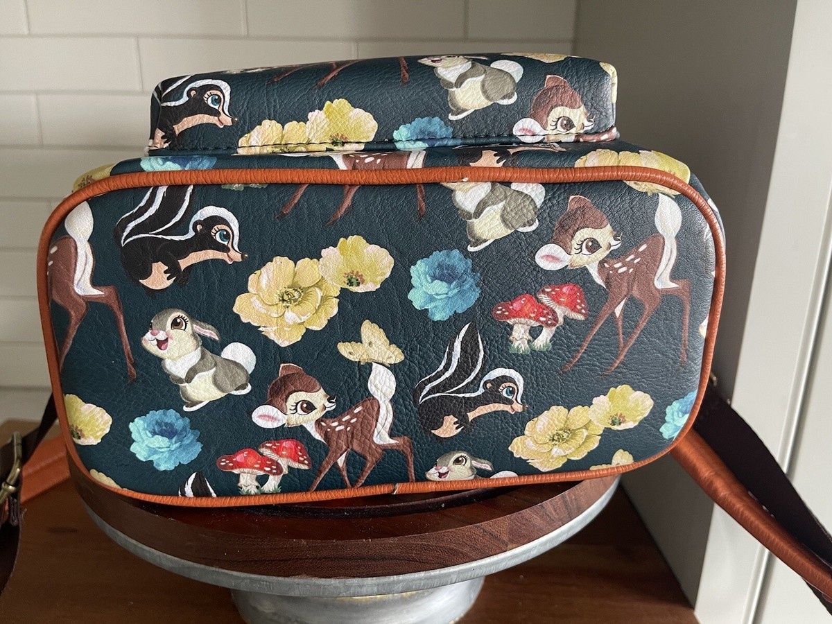 Loungefly Disney Bambi and Friends Mini Backpack Blue Flower 