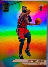 Dwyane Wade 2023-24 Donruss Elite Basketball Refractor Base Card #77 Miami Heat