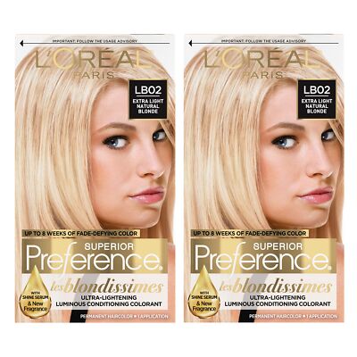 	Permanent Hair Color Extra Light Natural Blonde Pack of 2	