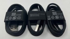 Lot of 3 - Samsung Galaxy Buds GH39-02055A USB-A to USB-C cable - BLACK - NEW 