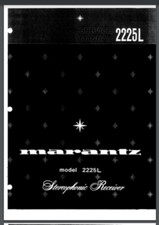 Marantz Model 2225L Stereophonic Receiver Service Manual 32 pages comb bound
