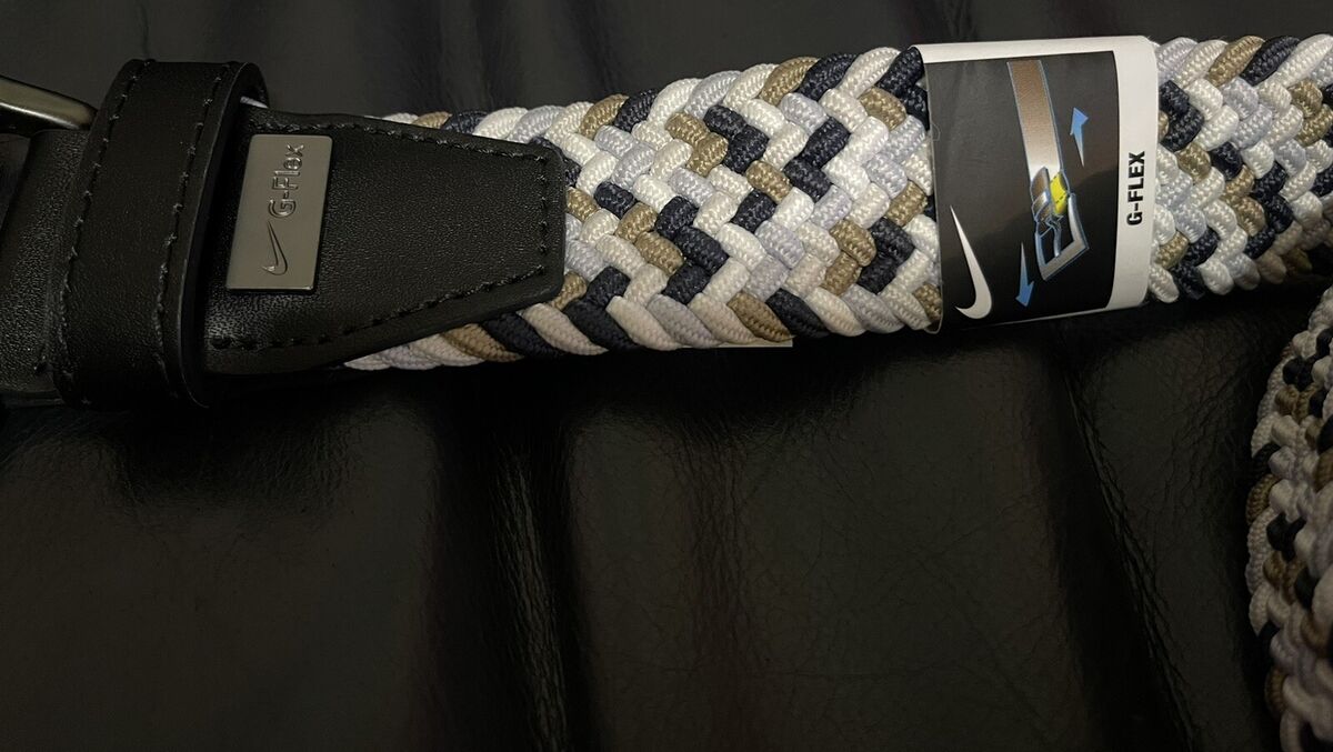 Nike G-Flex Golf Multi-Weave Stretch Woven Belt Obsidian Nike G-Flex Golf Multi-Weave Stretch Woven Belt Obsidian
