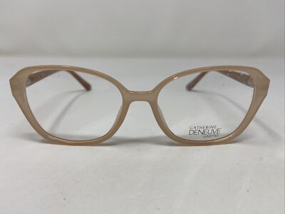 Catherine Deneuve CE0427 045 52-16-140 Blush BEIG Full Rim Eyeglasses Frame ZN55