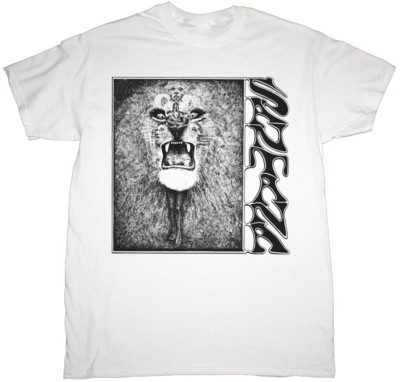 Vtg Santana Album 1969 Heavy Cotton S-5XL Unisex White Tee Shirt UR158