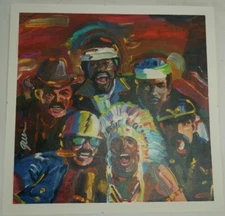 Village People Howie Green Pop Art Album Cover Painting