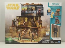 STAR WARS Kessel Mine Escape Force Link 2.0 Cardstock Playset w/ Han Solo Figure