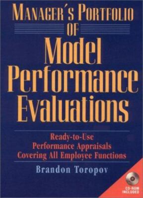 Managers Portfolio of Model Performance Evaluations by Brandon Toropov (1998,...