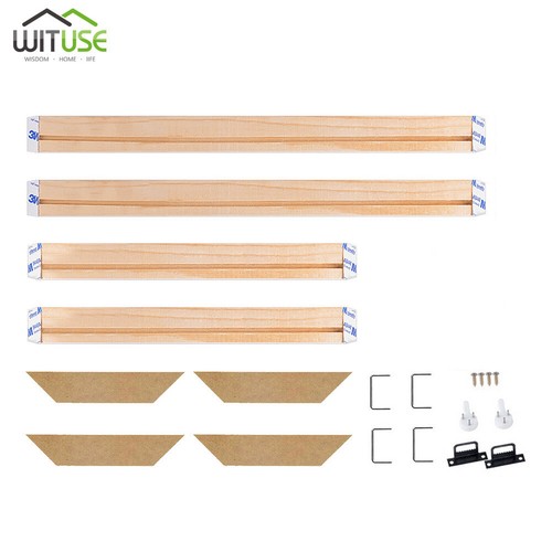 Canvas Stretcher Bars Frames Sturdy Wood Strips Kit Art Paintings Multiple Frame - Picture 20 of 75