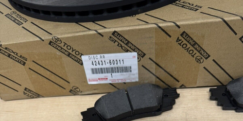TOYOTA 4RUNNER 2010-2023 GENUINO FABRICANTE DE EQUIPOS ORIGINALES ROTORES DE FRENO TRASERO Y KIT DE PASTILLAS DE FRENO - Imagen 8 de 14