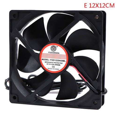 DC 5V USB Brushless Sleeve Bearing Fen Computer PC Silent Cooler Cooling Fan -*- - Photo 15/17