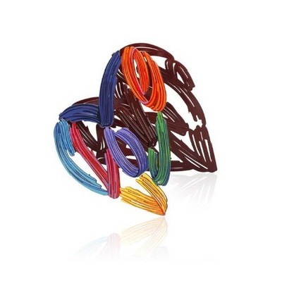David Gerstein Object Heart Strokes of Love Sculpture Laser Cut Pop Art
