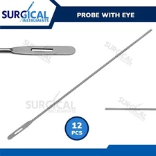 12 Probe with Eye Stainless steel, Malleable 5.00" Stainless Steel German Grade