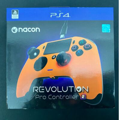 Orange Nacon Revolution Pro Controller 2 for PS4 W/ Box and Accessories