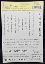 My Mind's Eye ~ BIRTHDAY ~ Tiny Tales Vellum Stickers Quotes Sayings FREE SHIP