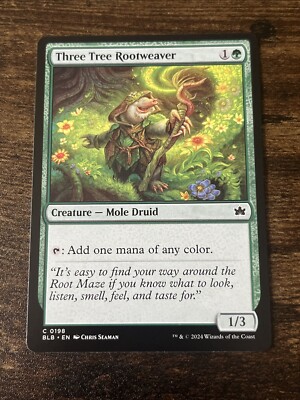 Three Tree Rootweaver 0198 Bloomburrow MTG Magic The Gathering S2910*