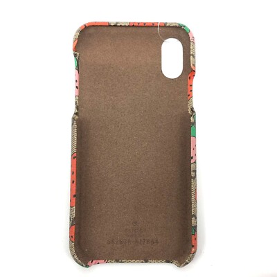 Gucci GG Supreme Strawberry iPhone X / XS Case 587678 Used