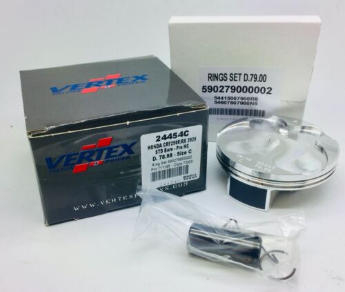 Kit de anillos Vertex Piston Honda CRF 250 2020-2021 estándar 78,98 mm 4453C - Imagen 1 de 5