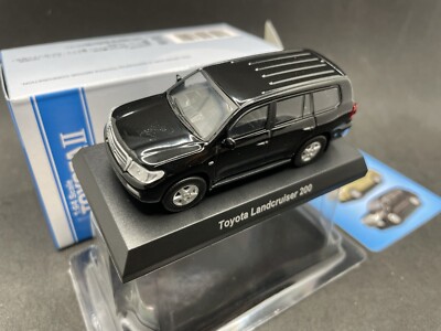 Kyosho 1/64 Toyota 2 collection Land cruiser 200 Black diecast