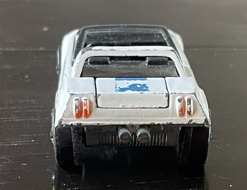 Vintage 1969 Hot Wheels Redline Jack Rabbit Bianco con Interno Nero - Foto 3 di 7