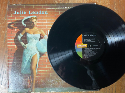 Julie London By Night Liberty Records LST-7105 Stereo 1960 Reissue