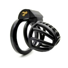 Male Cobra Chastity Device Small Cage for Men Short Mamba Resin Lock Belt CC650