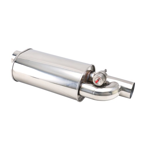 3" 76mm Tip On Single Exhaust Muffler Valve Pipe+Wireless Remote Controller - Picture 6 of 9