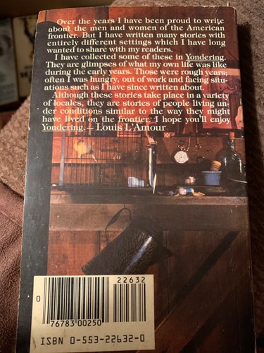 Yondering (Apr 01, 1982 Paperback) L'Amour, Louis - Imagen 2 de 2