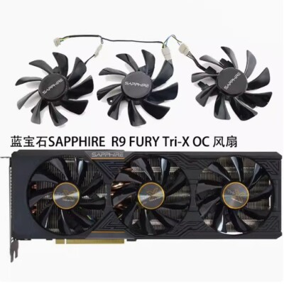 Sapphire R9 FURY 4GB HBM Tri-X OC Platinum Graphics Card Cooling
