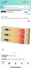 Ushio 1000W HPS Lamp - Hilux Gro Opti Red bulbs 1000 watt digital hortilux grow