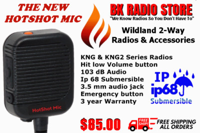 KNG/KNG2 P150 RADIO SPEAKER MIC WILDLAND FIRE BK KAA-0204