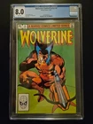 A Marvel Comics Limited Series Wolverine # 4 December 1982 CGC Grade Of 8.0 Book
