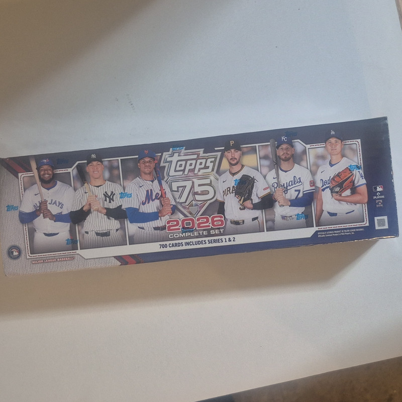 Topps 75 2026 Baseball Complete Set 700 Cards Box (1 Box) MLB