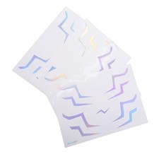 1-4 Pcs Temporary Stickers Water Proof Anime Theme Temporary Body Sticker