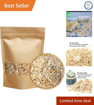 Natural Gold 2.2 lb Silica Sand for Freshwater Aquariums & Bonsai Plants