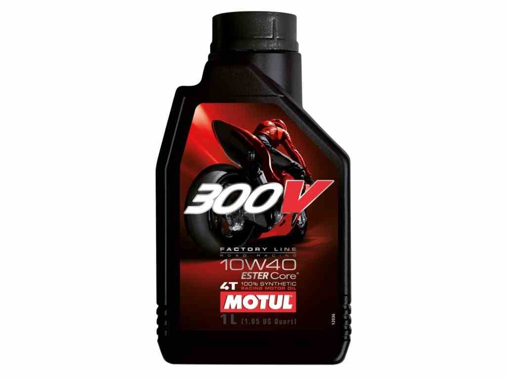 Motul 300V 4T FL Road Racing 10W40 1L huile moteur moto 4 temps