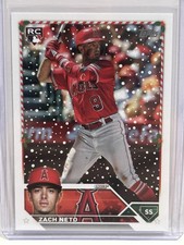 2023 Topps Holiday Zach Neto Rookie RC #H140 Los Angeles Angels Baseball Card