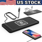 Car Wireless Charger Pad Fast Charging Non-Slip Mat for iPhone 17 16 Samsung Lot