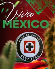 TIPOGRAFÍAS 2025 CRUZ AZUL DIA DE LA INDEPENDENCIA MEXICO LOCAL PIRMA ORIGINALES