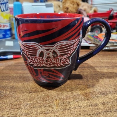Aerosmith Rock 'N Rollercoaster Disney Parks Coffee Mug Cup Nice 4.5'' Tall 4'' W