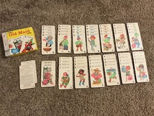 Vtg Jumbo Old Maid Card Game Milton Bradley Vintage 1968 Complete With Box