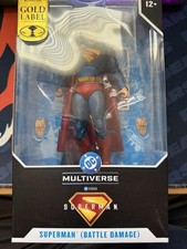 McFarlane DC Multiverse 2025 SUPERMAN Movie Battle Damage - Gold Label