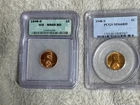 PCGS And ICG MS66 Lincoln Wheats 1948-S And 1948-D