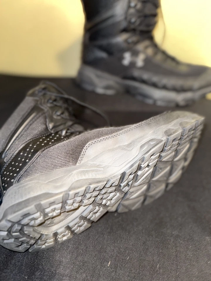 Botas Under Armour UA Stellar TAC 8" 2E tácticas negras 1289001 para hombre 11 EE. UU. NUEVAS Foto 4 de 4