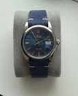 Rolex Oysterdate Precision 6694 Blue Dial Vintage 34mm Manual Wind + Delugs