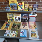 Superman Vintage Comic Book Lot+Captain America+Pop-Up+Dick Tracy+History+DC