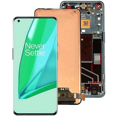 Original LTPO AMOLED Display Touch LCD Screen Digitizer Frame For OnePlus 9 Pro