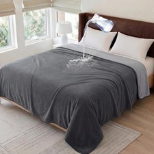 100 Waterproof Blanket for Adults or Large Dogs, Soft Polar Fleece Pet Blank...