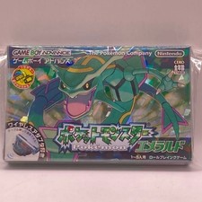  GBA  Boxed and Manual Included Pok mon Emerald Wireless Adapter Included 