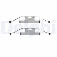 ZubehöRsatz Scheibenbremsbelag FüR VW California 7E 07 Bis 15 Delphi AXE BRS
